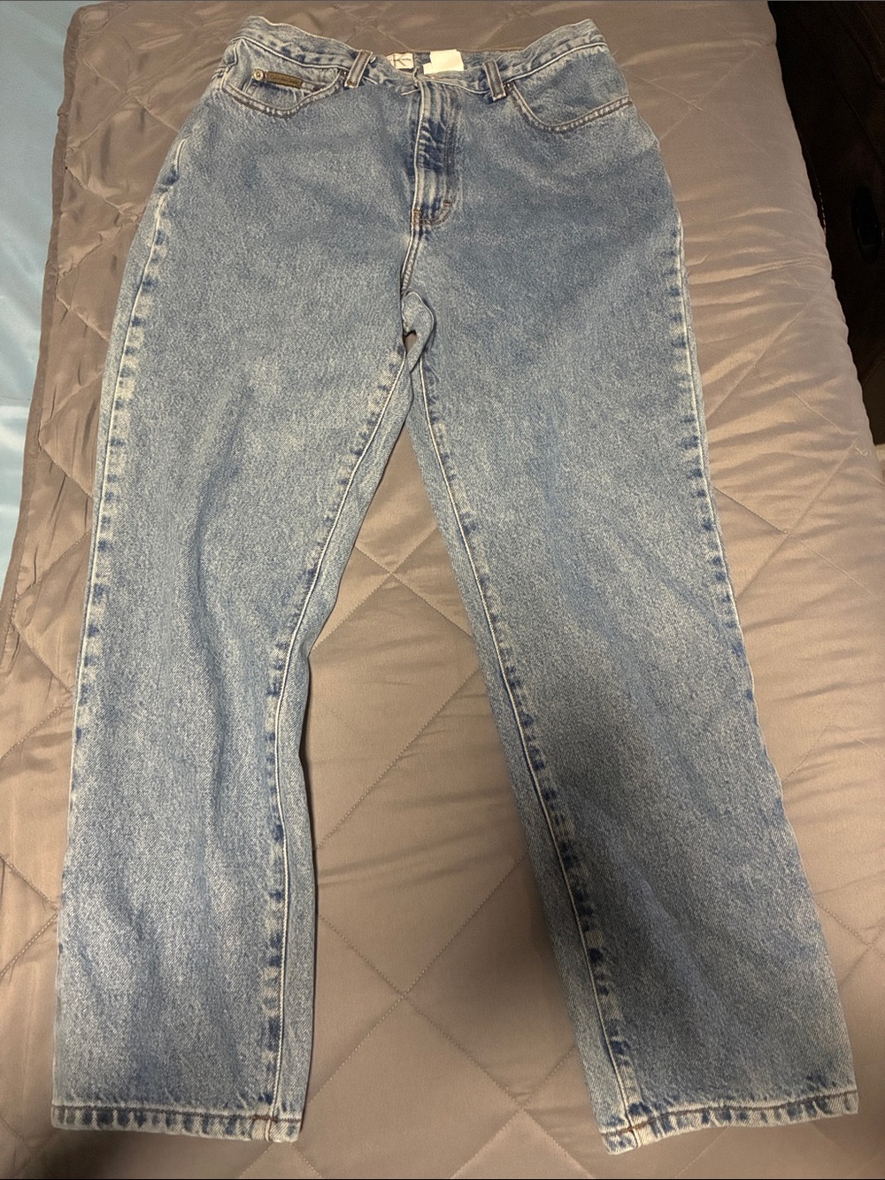 Calvin Klein Jeans Light Blue Denim Waistband Detail